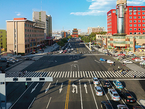 =临汾鼓楼南北街道路改造工程